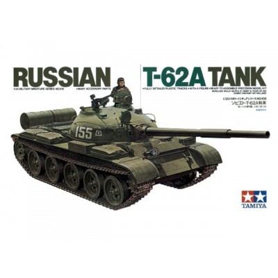T-62A RUSSIAN TANK - 1/35 SCALE - TAMIYA